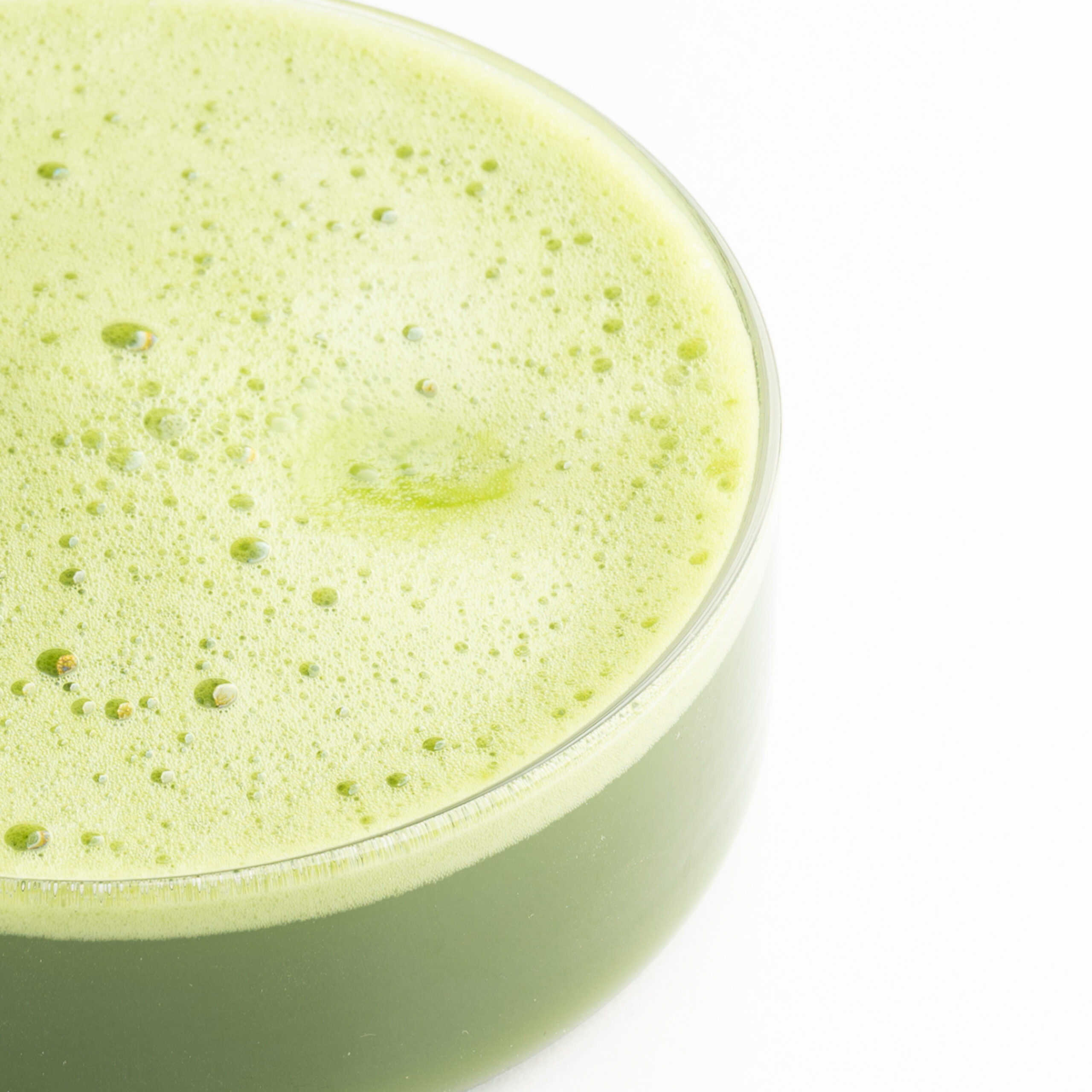 A-boat-set matcha drink