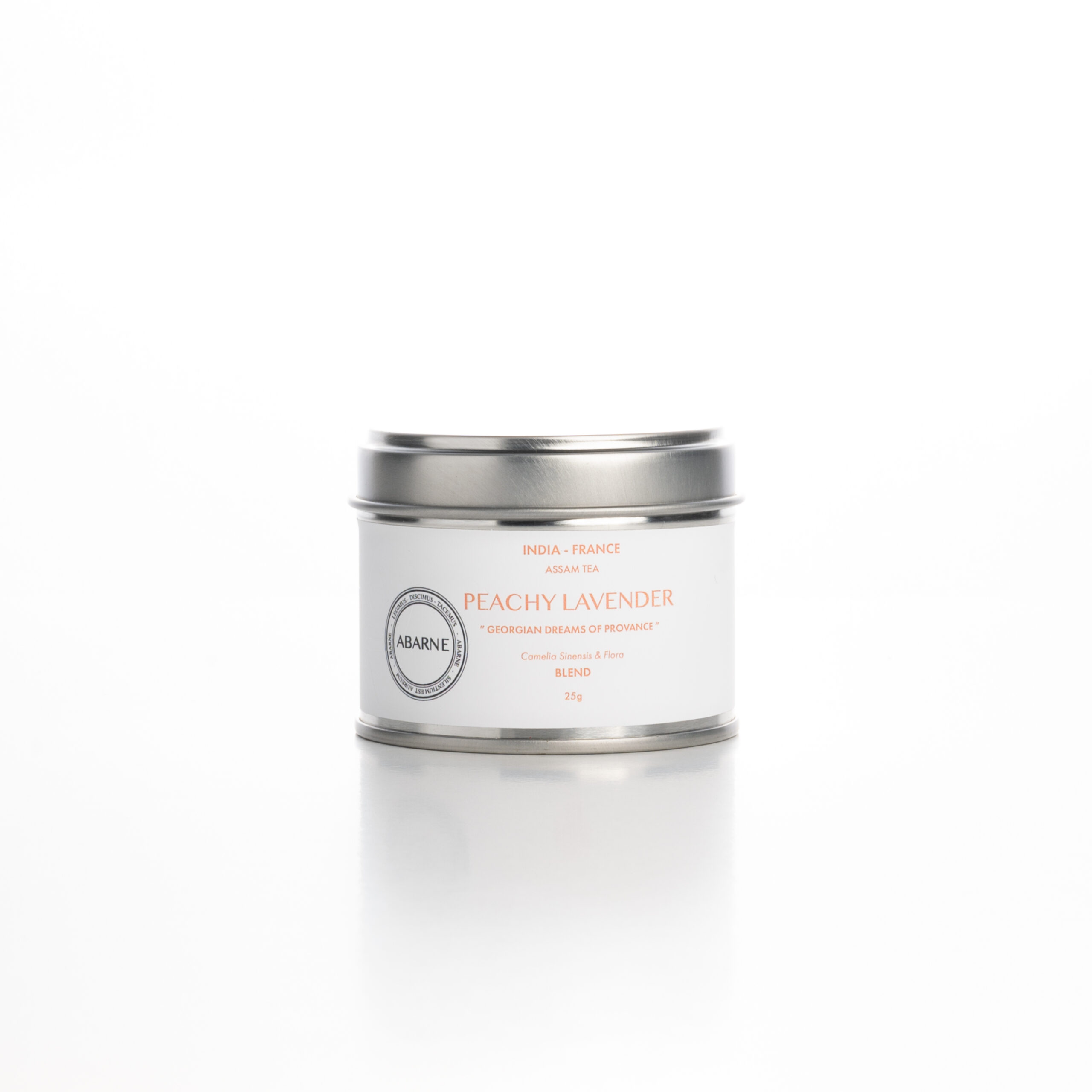 Peachy lavender 25g tin can